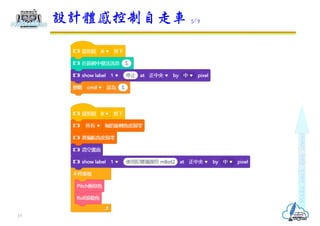 設計體感控制自走車 5/7
15
 