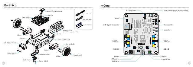 parts of mbot robot