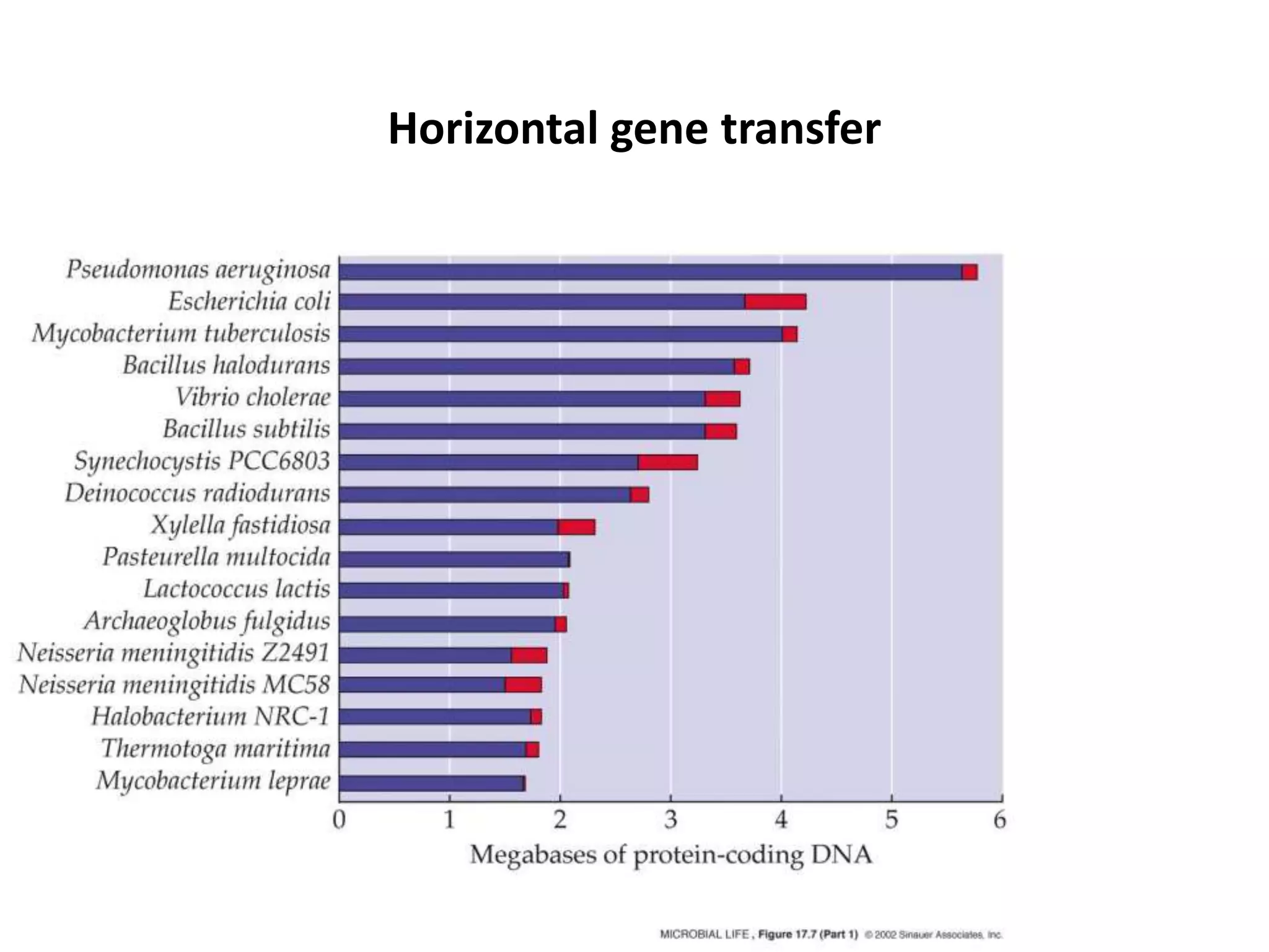 Horizontal gene transfer
 