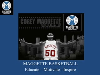 MAGGETTE BASKETBALL
Educate – Motivate - Inspire
 