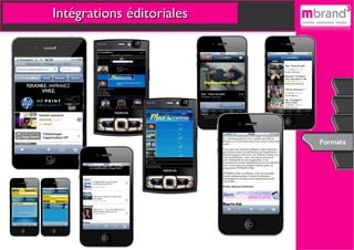 Intégrations éditoriales 