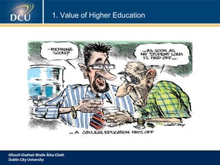 1. Value of Higher Education

 