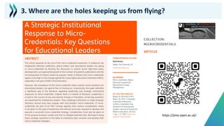 https://jime.open.ac.uk/
3. Where are the holes keeping us from flying?
 