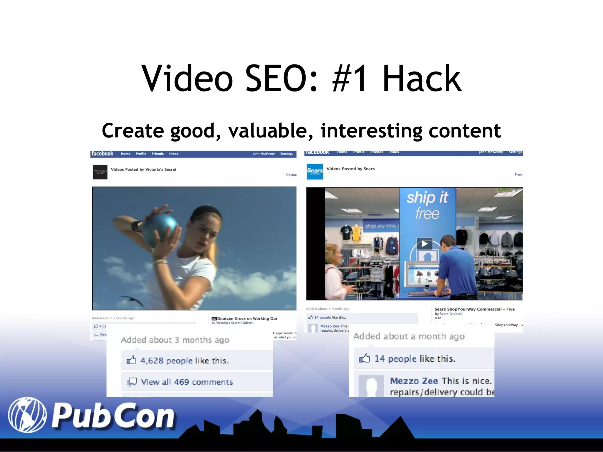 Video SEO: #1 Hack Create good, valuable, interesting content 