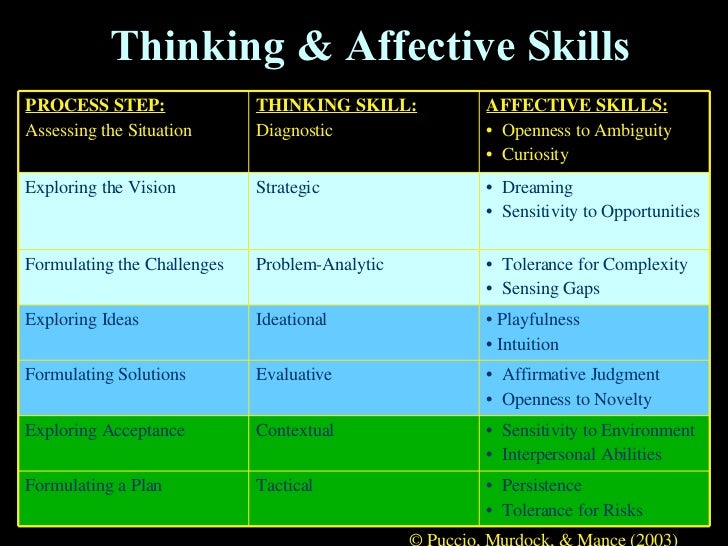 affective skills