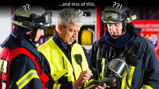 …and less of this.
 