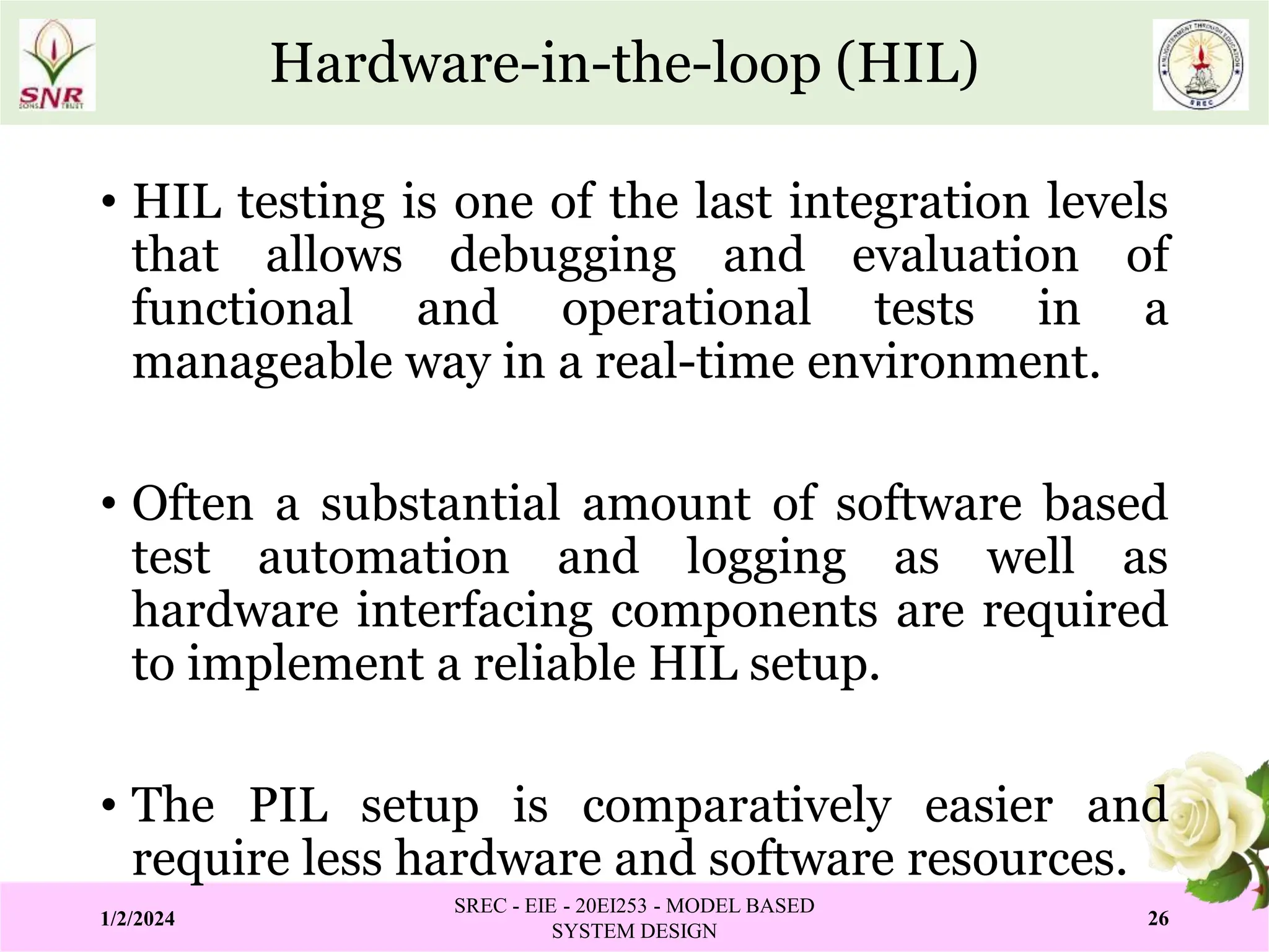 Model Based System Design PPT MODULE IV.pptx | Operating Systems ...