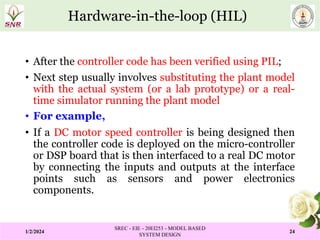 Model Based System Design PPT MODULE IV.pptx