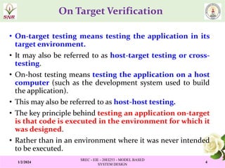 Model Based System Design PPT MODULE IV.pptx