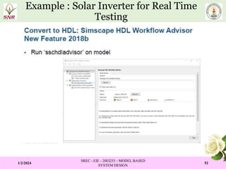 Model Based System Design PPT MODULE IV.pptx