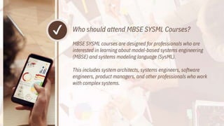 MBSE SYSML Courses By Tonex