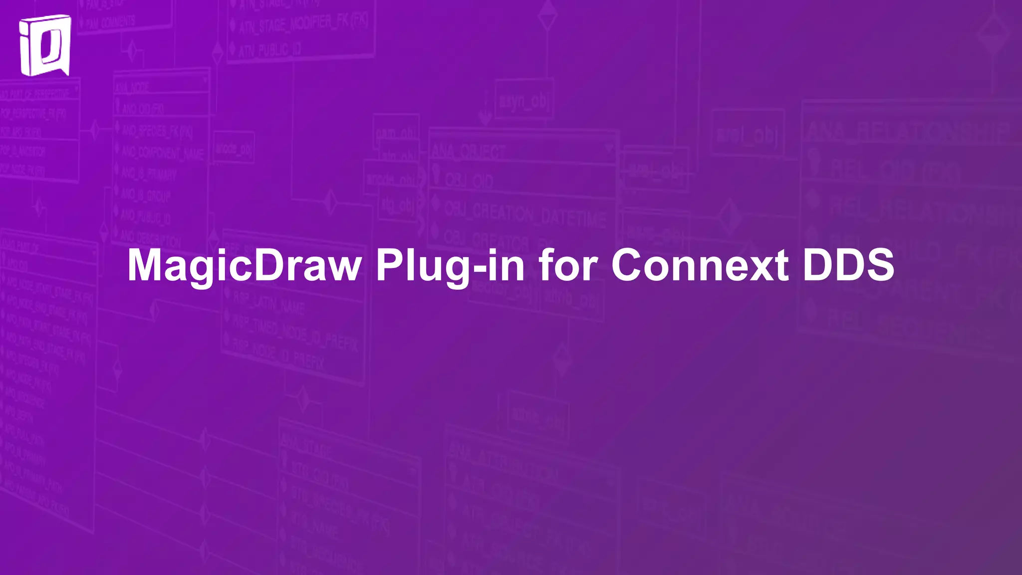 MagicDraw Plug-in for Connext DDS
 