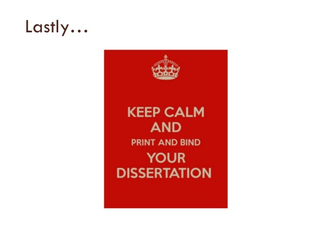 Surviving your dissertation