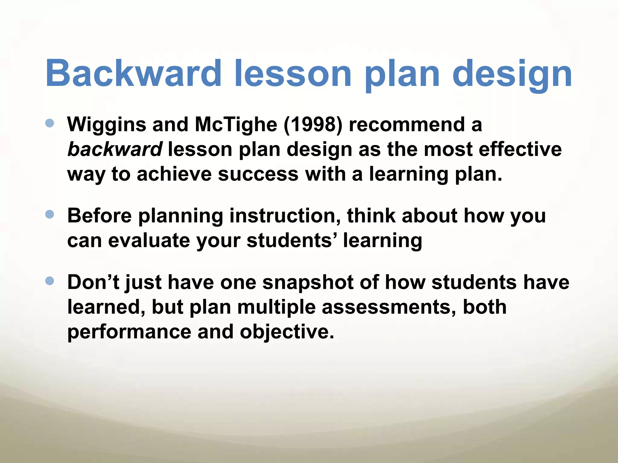 Set clear and measurable goals