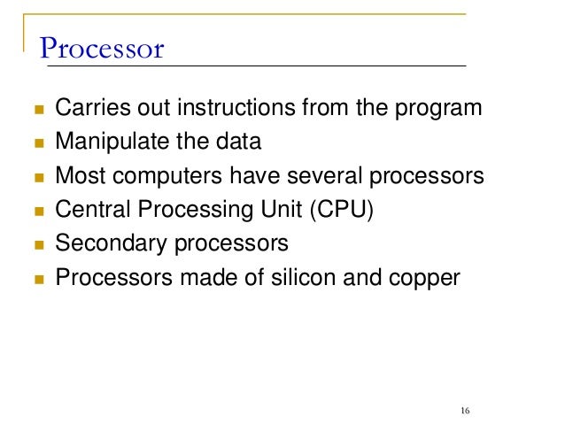 Types Of The Computer System And Processing Cycle