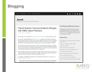 Blogging




           15
 