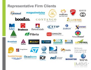 Representative Firm Clients




                              18
 