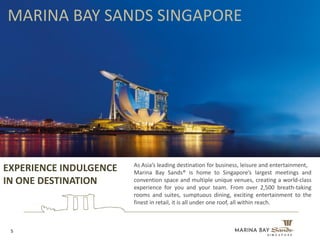 Marina Bay Sands Singapore - Presentation