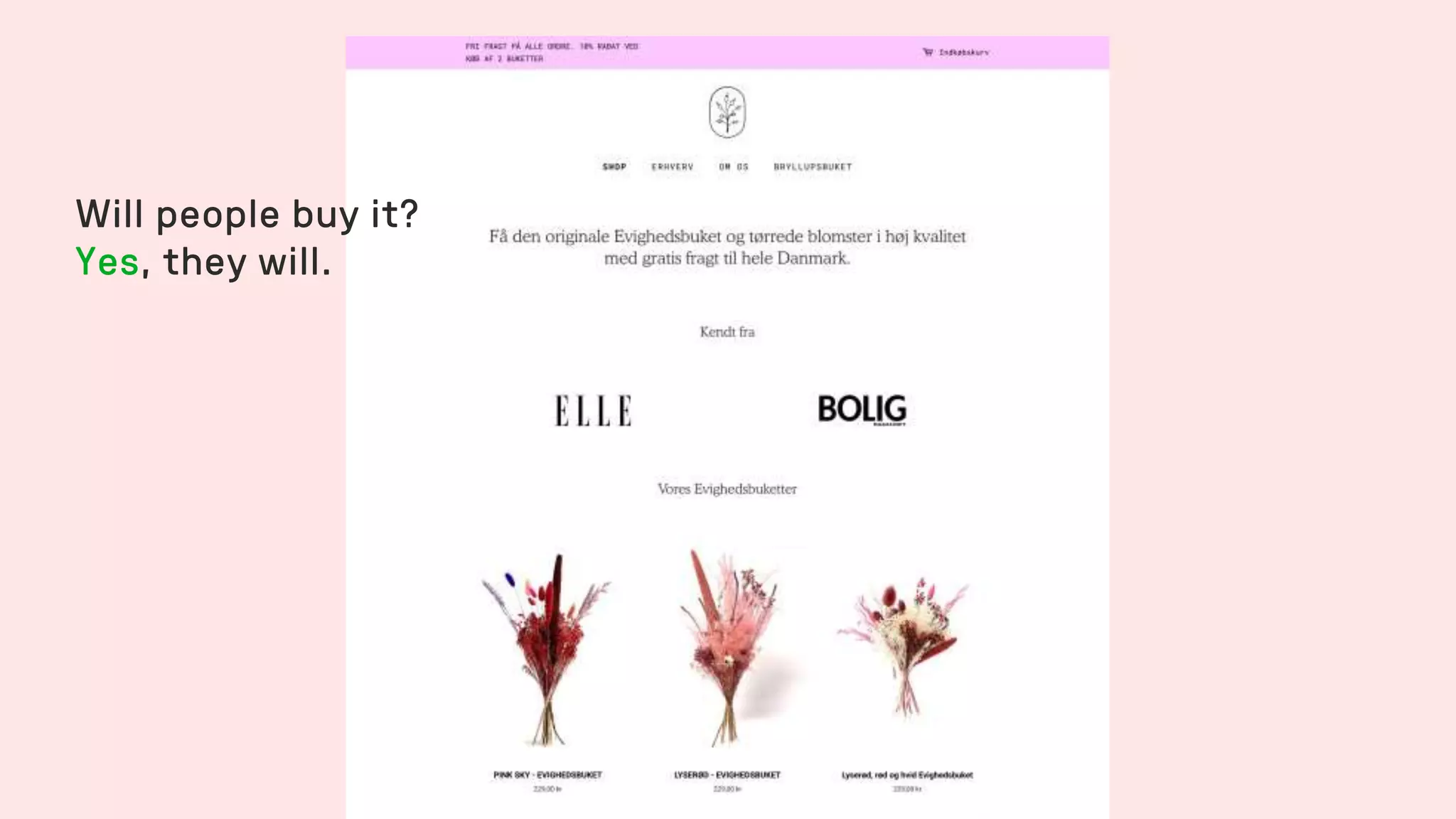 Will people buy it?
Yes, they will.
 