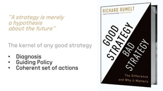 • Diagnosis
• Guiding Policy
• Coherent set of actions
 