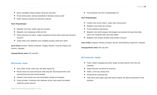 P a g e | 10

• Mampu beradaptasi dengan beragam situasi dan perubahan.
• Pandai berkomunikasi, senang bersosialisasi & membawa suasana positif.
• Mudah membaca perasaan dan kebutuhan orang lain.
Saran Pengembangan:
• Belajarlah untuk fokus, disiplin, tegas dan konsisten
• Belajarlah untuk menghadapi konflik dan kritik.
• Pikirkan kebutuhan diri sendiri. Jangan melupakannya karena terlalu peduli pada kebutuhan
orang lain.
• Jangan terlalu boros. Belajarlah untuk mengelola keuangan sedikit demi sedikit.
Saran Profesi: Konselor, Psikolog, Entertainer, Pengajar, Motivator, Presenter, Reporter, MC,
Seniman, Hospitality

• Punya keinginan kuat untuk mengembangkan diri.
Saran Pengembangan:
•
•
•
•

Cobalah untuk win-win solution. Jangan ingin menang sendiri.
Belajarlah untuk disiplin dan konsisten.
Hindari perdebatan tidak penting.
Belajarlah untuk sedikit waspada. Seimbangkan cara pandang Anda agar tidak terlalu
optimis dan mengambil resiko yang tidak realistis.
• Belajarlah untuk memberi perhatian pada perasaan orang lain.

Saran Profesi: Pengacara, Psikolog, Konsultan, Ilmuwan, Aktor,Marketing, Programmer, Fotografer
Pasangan/Partner Alami: INFJ atau INTJ

Pasangan/Partner Alami: INTJ atau INFJ
ESTJ (Konservatif Disiplin)
ENTP (Inovatif Kreatif)
• Gesit, kreatif, inovatif, cerdik, logis, baik dalam banyak hal.
• Banyak bicara dan punya kemampuan debat yang baik. Bisa berargumentasi untuk
senang-senang saja tanpa merasa bersalah.
• Fleksibel. Punya banyak cara untuk memecahkan masalah dan tantangan.
• Kurang konsisten. Cenderung untuk melakukan hal baru yang menarik hati setelah
melakukan sesuatu yang lain.
w w w . n a f i sm u d r i k a . wo r d p r e s s . co m

• Praktis, realistis, berpegang pada fakta, dengan dorongan alamiah untuk bisnis dan
mekanistis.
• Sangat sistematis, procedural dan terencana.
• Disiplin, on time dan pekerja keras.
• Konservatif dan cenderung kaku.
• Tidak tertarik pada subject yang tidak berguna baginya, tapi dapat menyesuaikan diri jika
diperlukan.

 