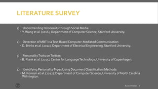 Personality Detection via MBTI Test | PDF