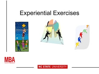 Experiential Exercises
 