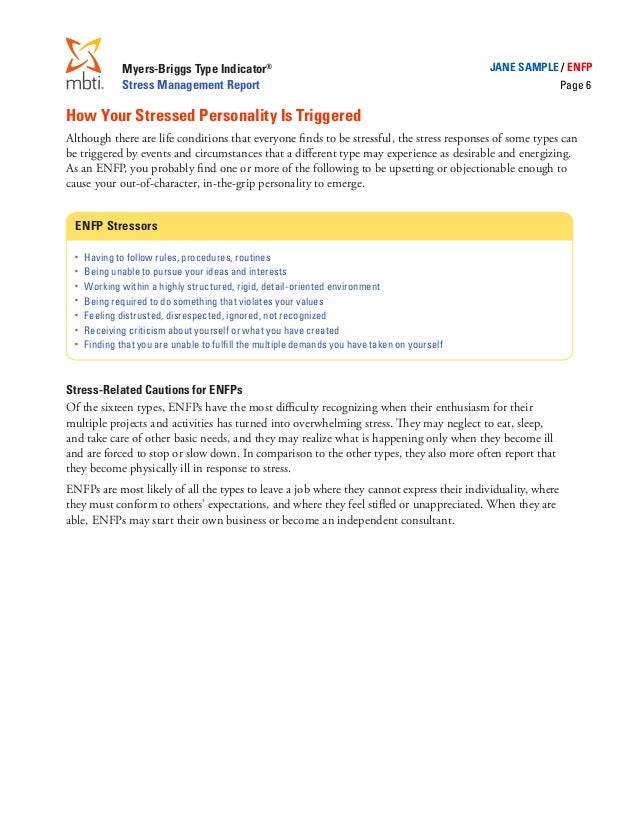 stress management report stress management report