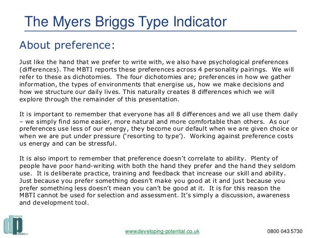 myers briggs type indicator This is where you should start this 10 minute personality test will allow you learn more about your strengths and discover how you can achieve fulfilment in your professional and romantic life. myers briggs type indicator This is where you should start this 10 minute personality test will allow you learn more about your strengths and discover how you can achieve fulfilment in your professional and romantic life.