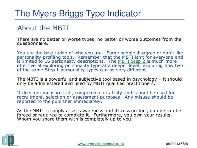 the myer briggs type indicator Take the official myers briggs test and personality assessment to explore career, relationship, and personal guidance based on your mbti personality type. the myer briggs type indicator Take the official myers briggs test and personality assessment to explore career, relationship, and personal guidance based on your mbti personality type.