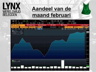 Aandeel van de
maand februari
 