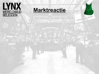 Marktreactie
 