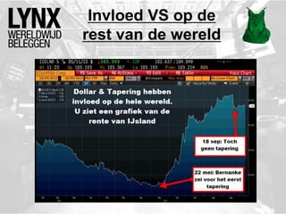 Invloed VS op de
rest van de wereld
 