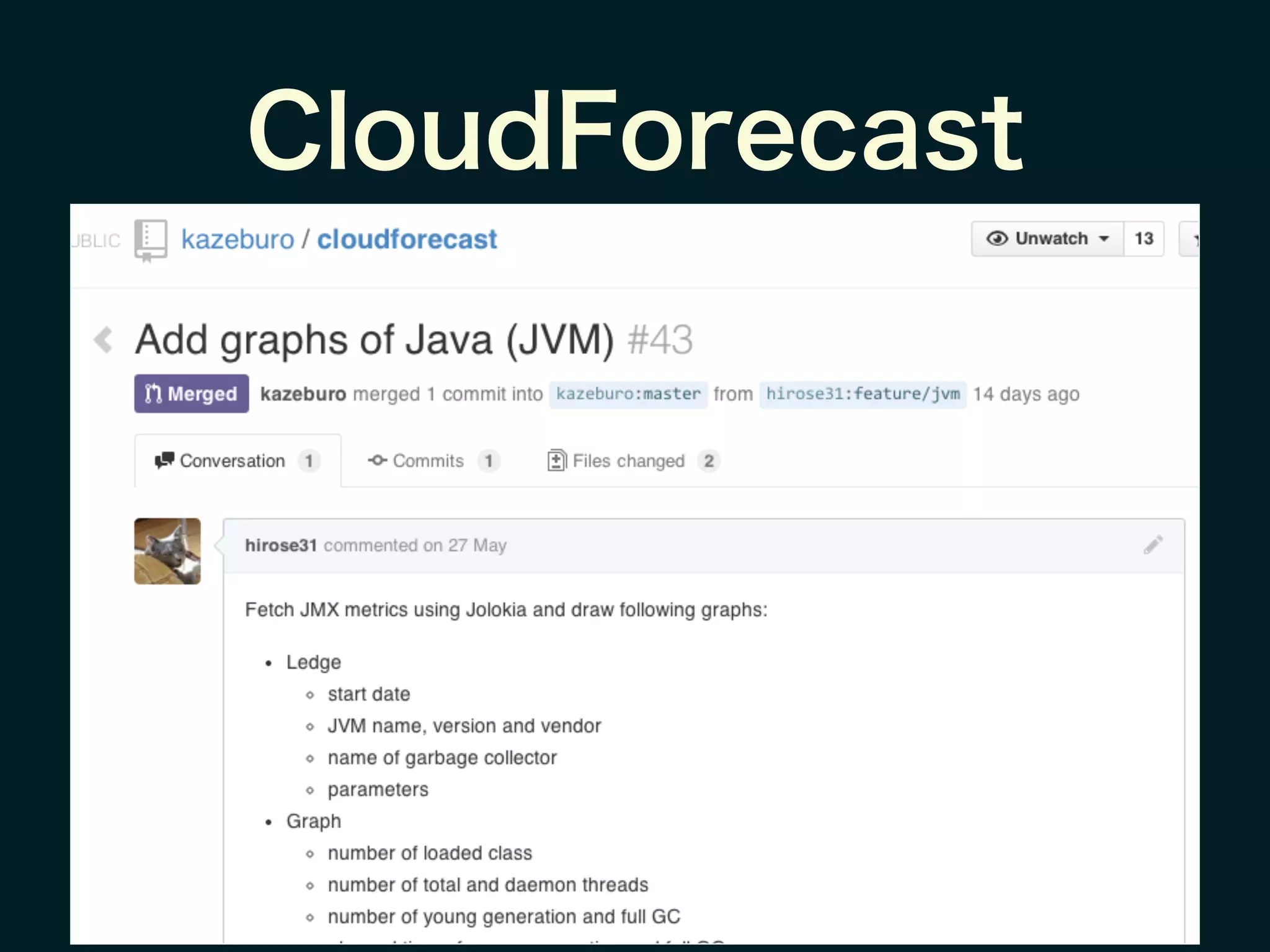CloudForecast
 