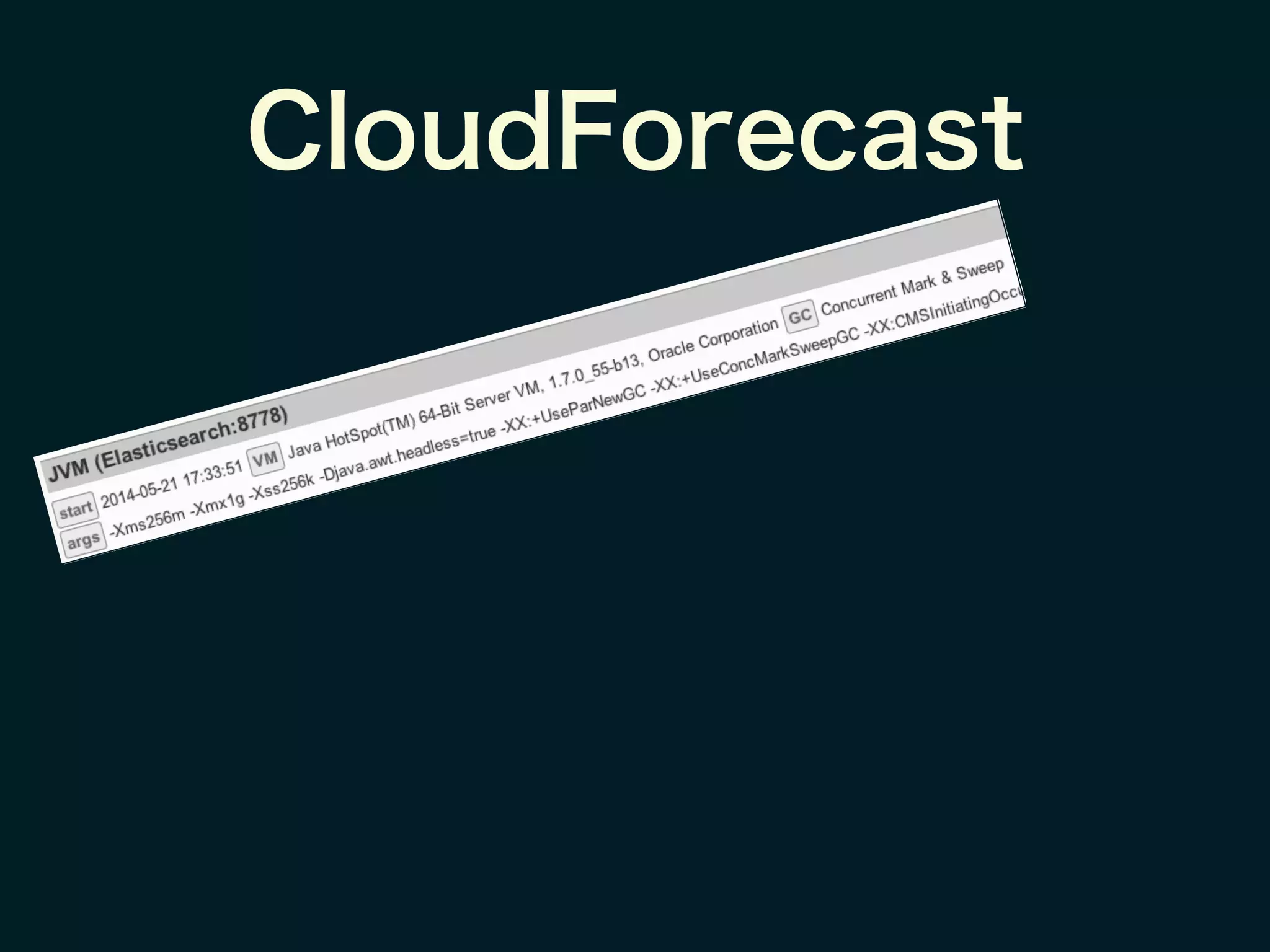 CloudForecast
 