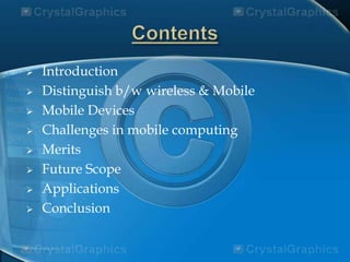 Mobile Computing | PPT