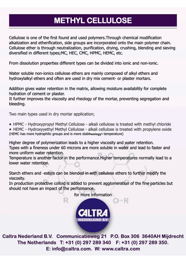 METHYL CELLULOSE | PDF