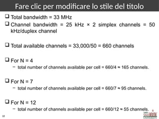 Simplex Bandwidth Fundamentals of Cellular System Design and Handoff Strategies in Mobile ...