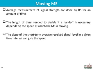 Fundamentals of Cellular System Design and Handoff Strategies in Mobile ...