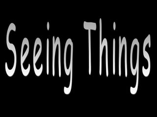 Seeing Things 