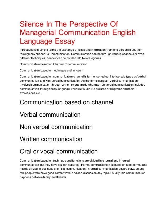 informal essay example informal essay example
