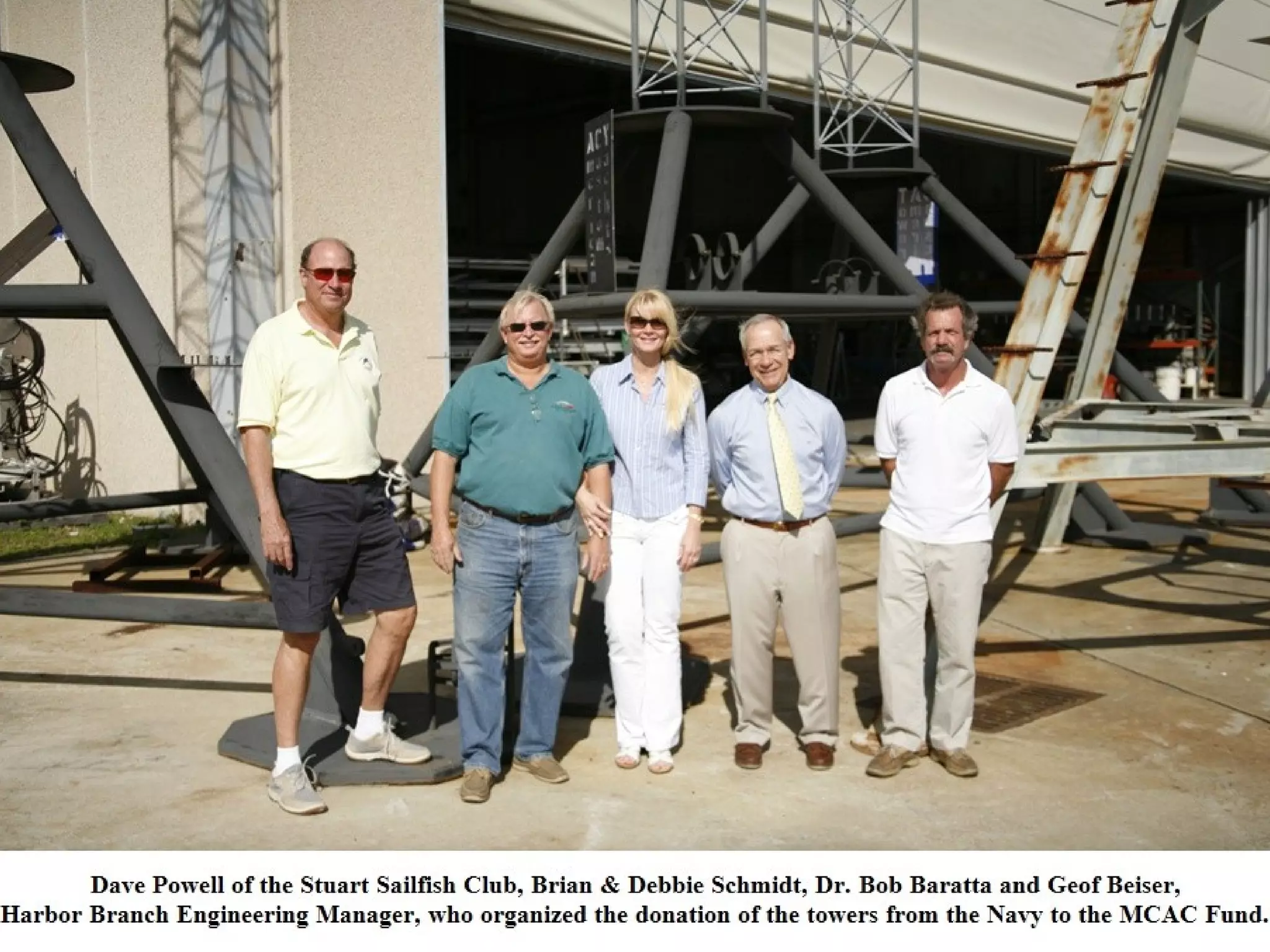 Group at HBOI with Towers 