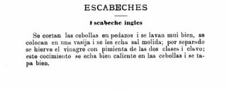 Escabeches