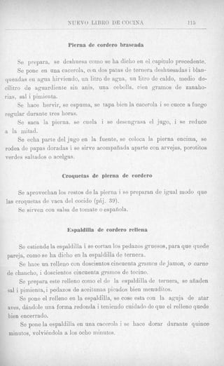 Nuevo libro de cocina
