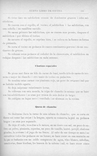 Nuevo libro de cocina