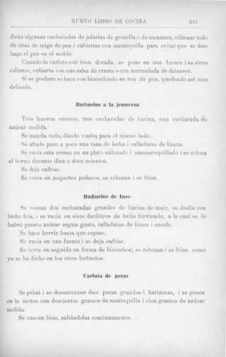 Nuevo libro de cocina