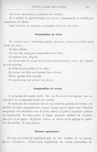 Nuevo libro de cocina