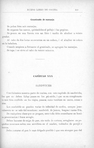 Nuevo libro de cocina