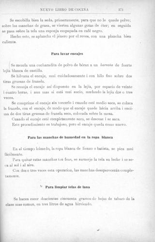 Nuevo libro de cocina