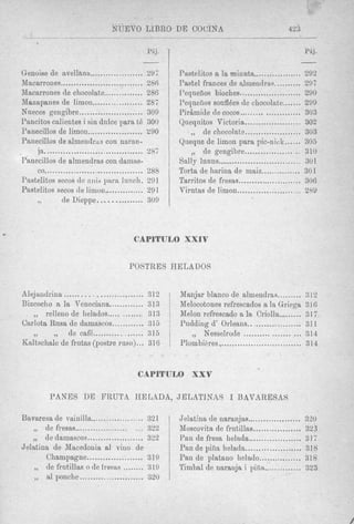 Nuevo libro de cocina